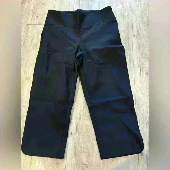 S.C & CO. Capri black  business pant size 12 - Picture 1 of 7